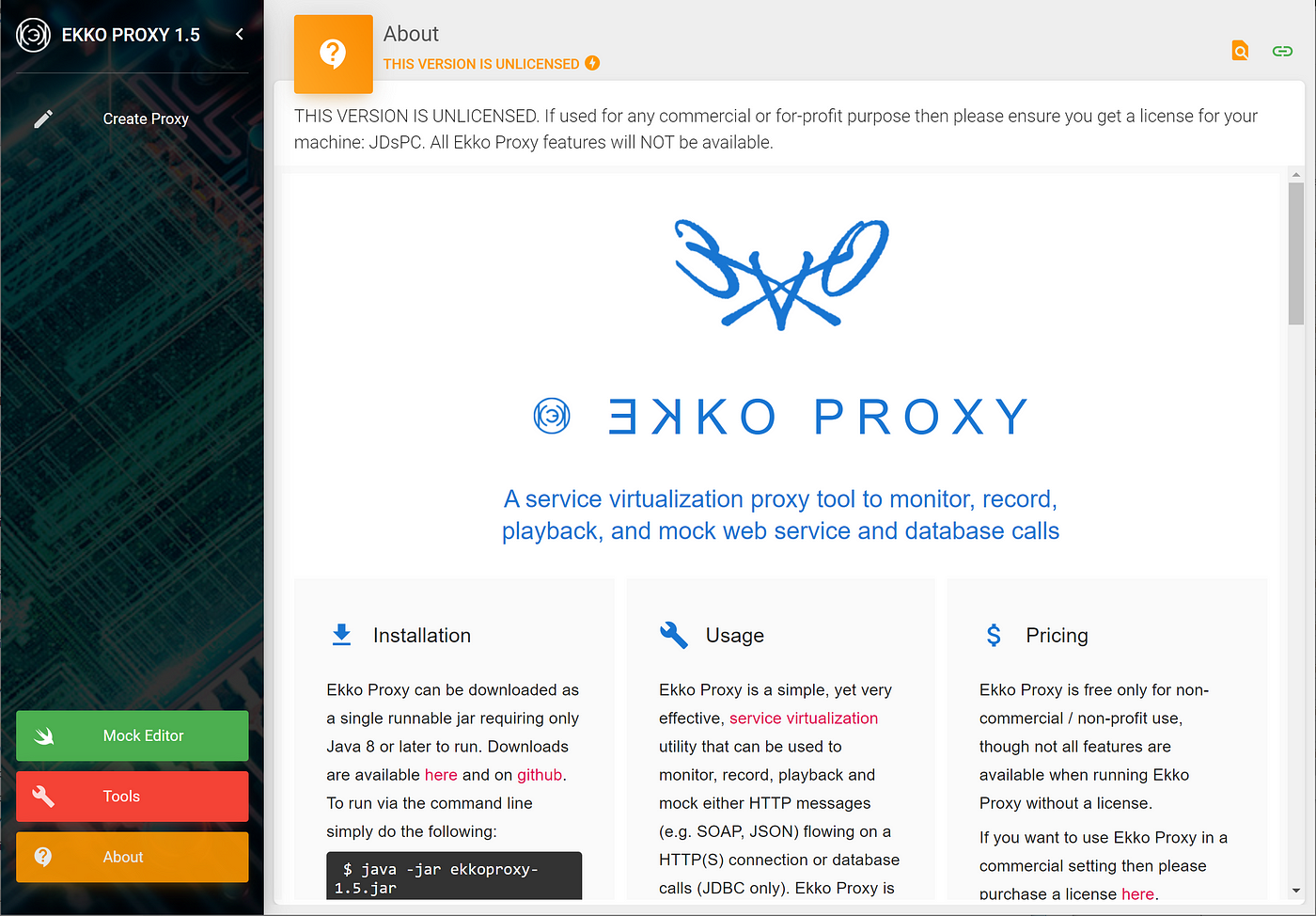 A short tutorial of the Ekko Proxy Service Virtualization tool | by James  Day | Medium