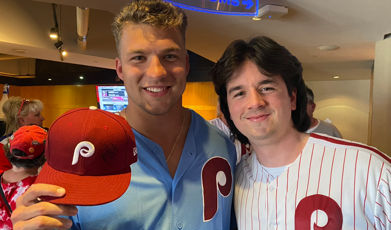 Dude, Bryce wants your hat' — Fan goes viral after trading hats with Harper, by Philadelphia Phillies