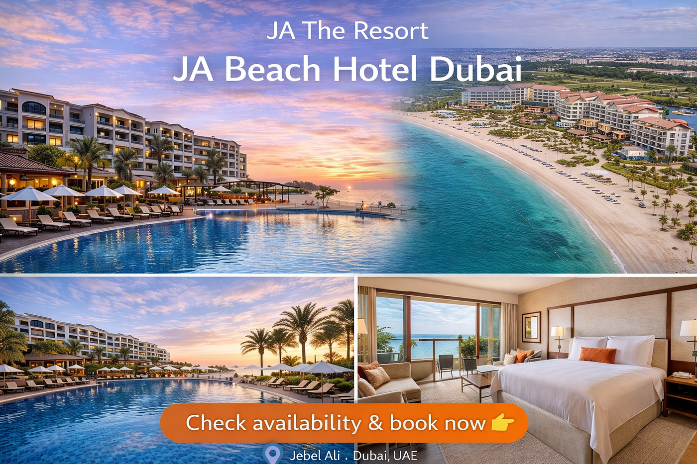 JA THE RESORT JA Beach Hotel Dubai Comfort & Convenience