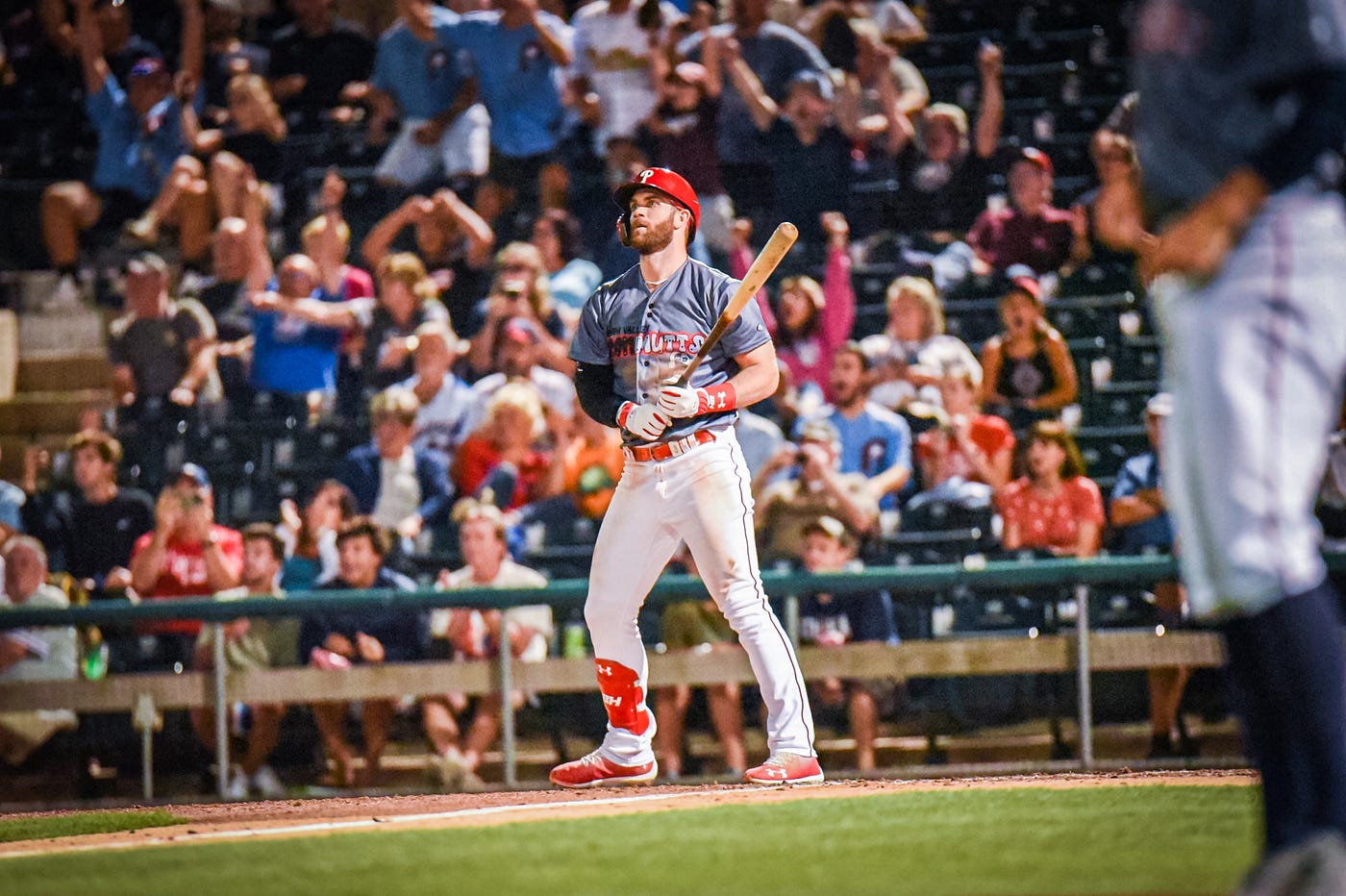 Bryce Harper crushed a home run in his first rehab at-bat. How many more  does he really need?