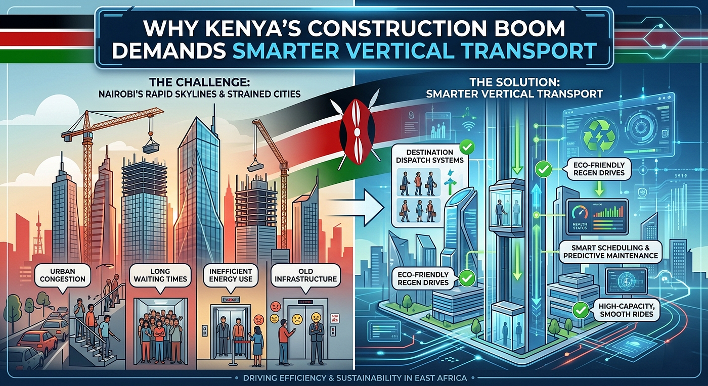 Why Kenya’s Construction Boom Demands Smarter Vertical Transport