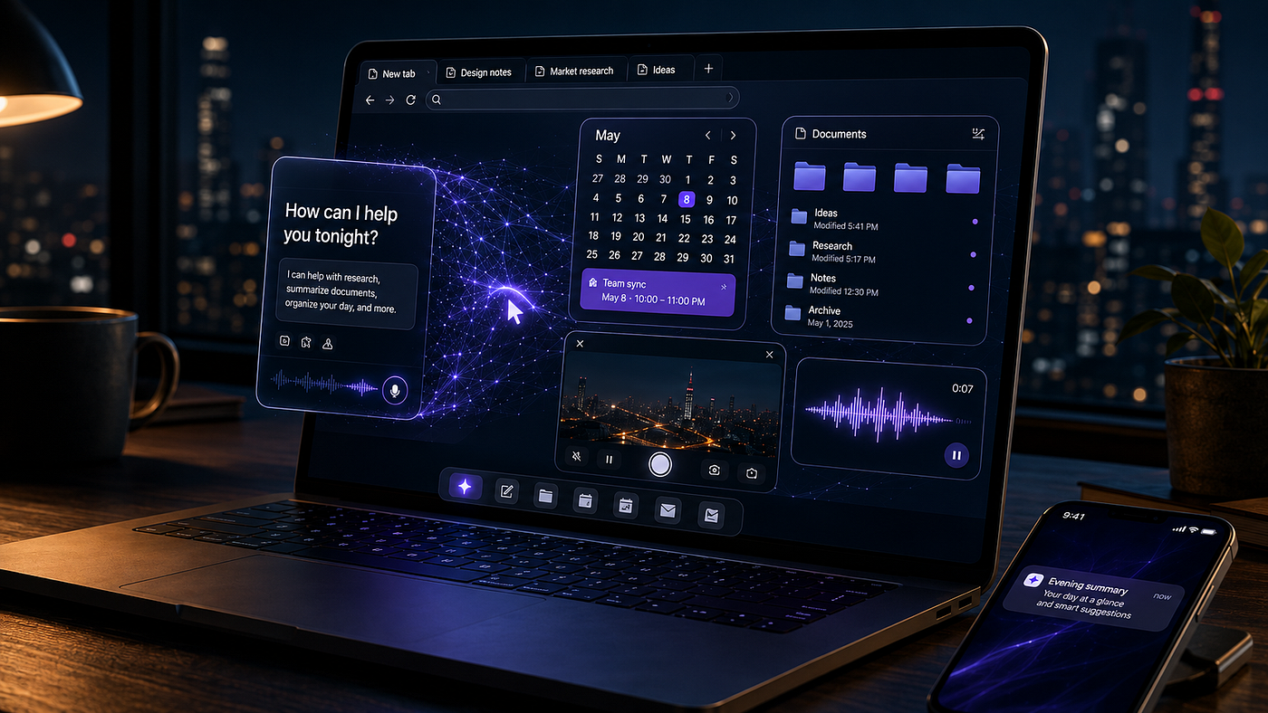 The Chatbot Is Disappearing Into the Operating System