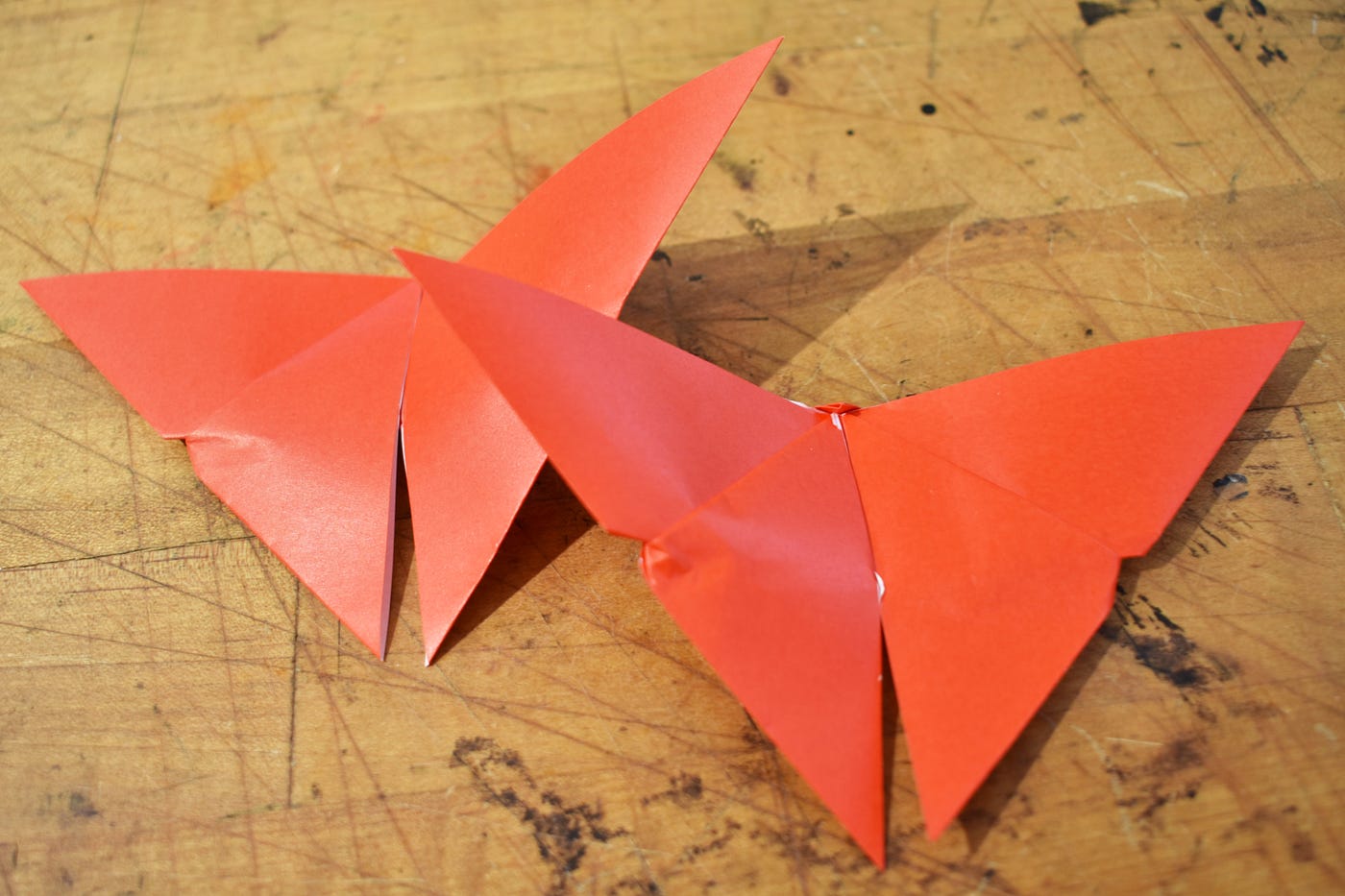 flat origami butterfly