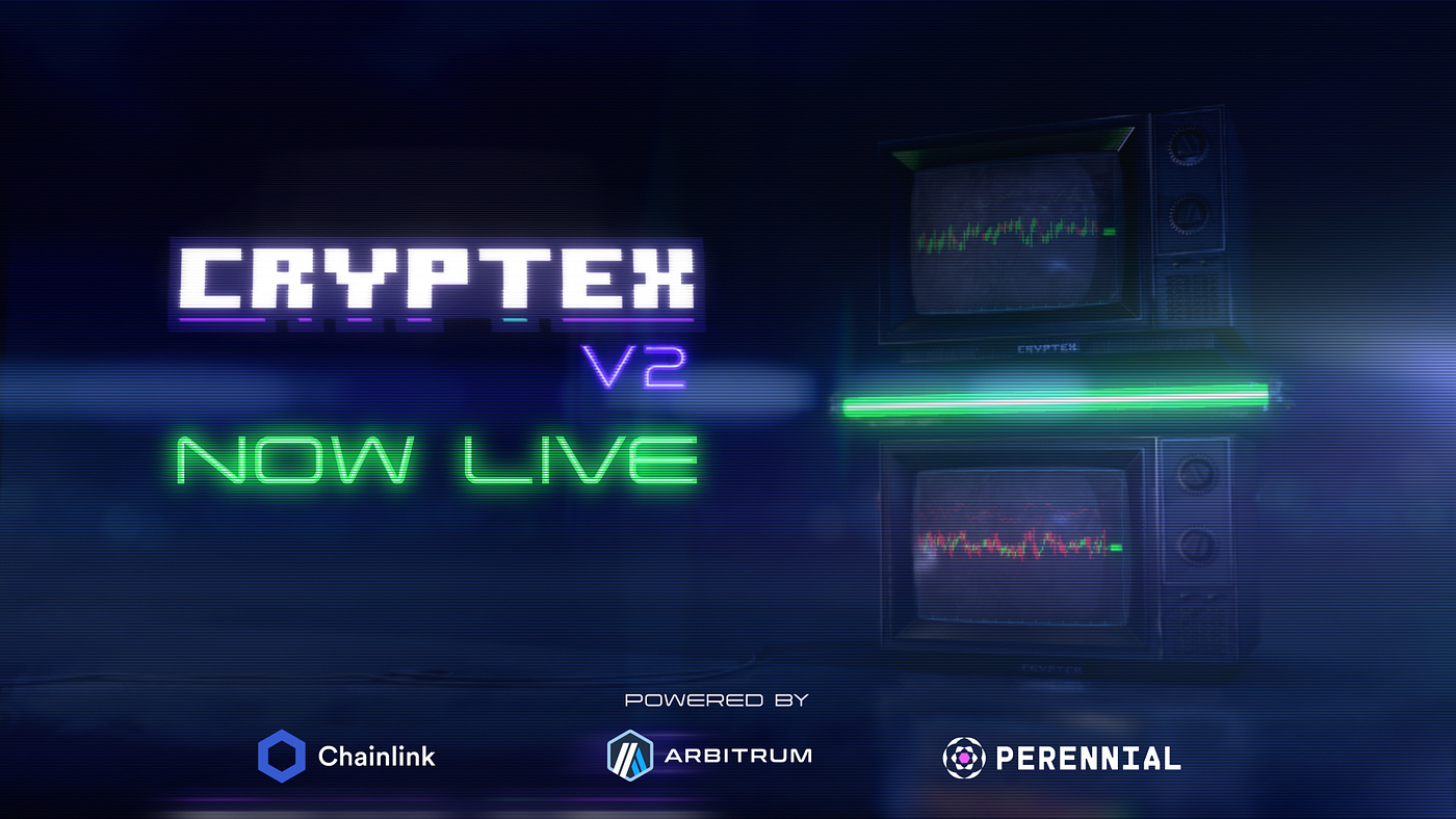Cryptex Finance Launches Cryptex v2: A Decentralized Perpetual Markets  Platform with 20x Leverage on Total Crypto Market Cap, Exclusively on  Arbitrum | by Aspen | Medium