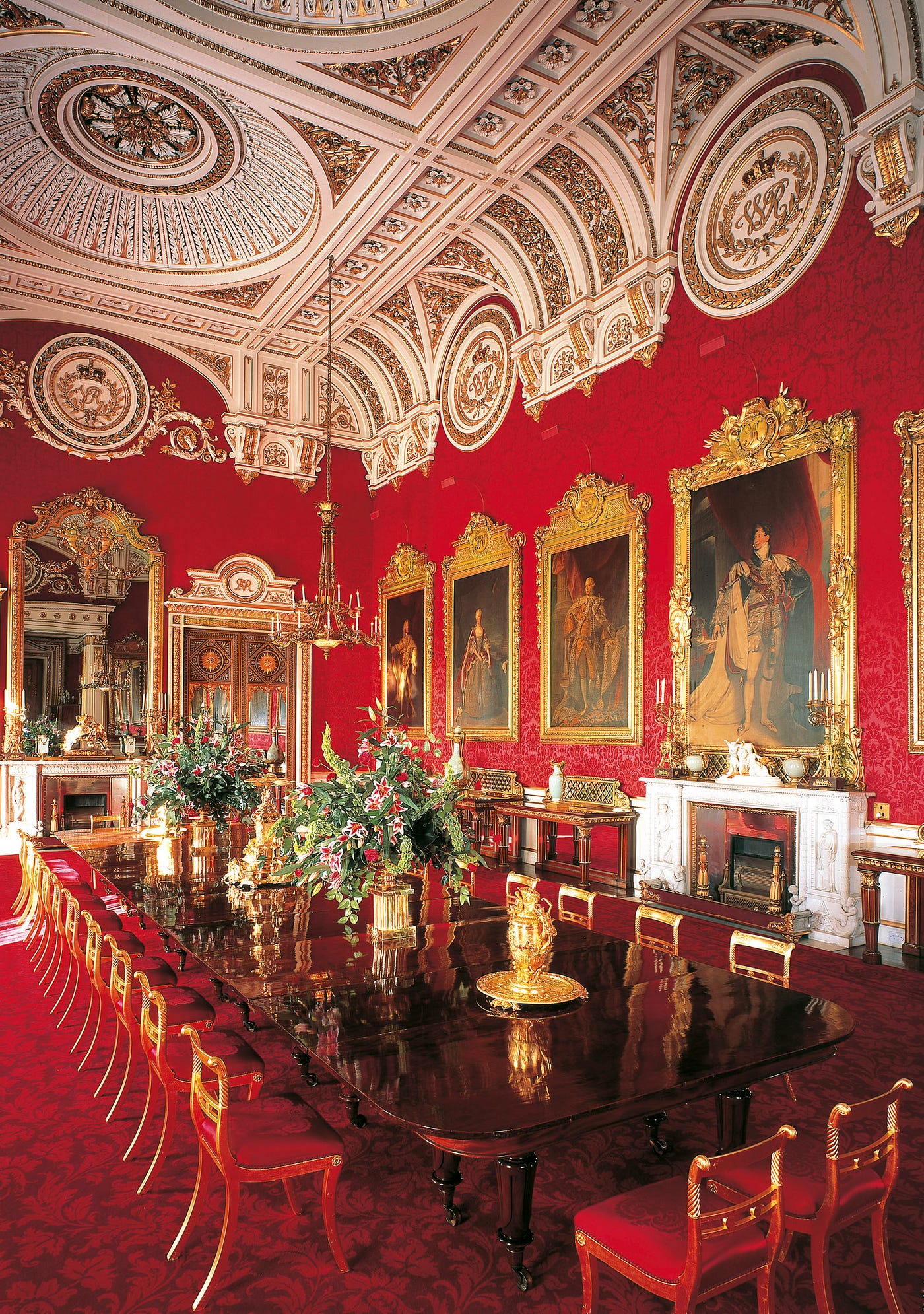 buckingham palace interior layout