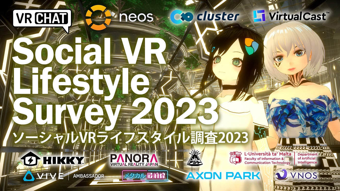 Social VR Lifestyle Survey 2023 (Nem x Mila) | by Virtual Girl Nem | Medium