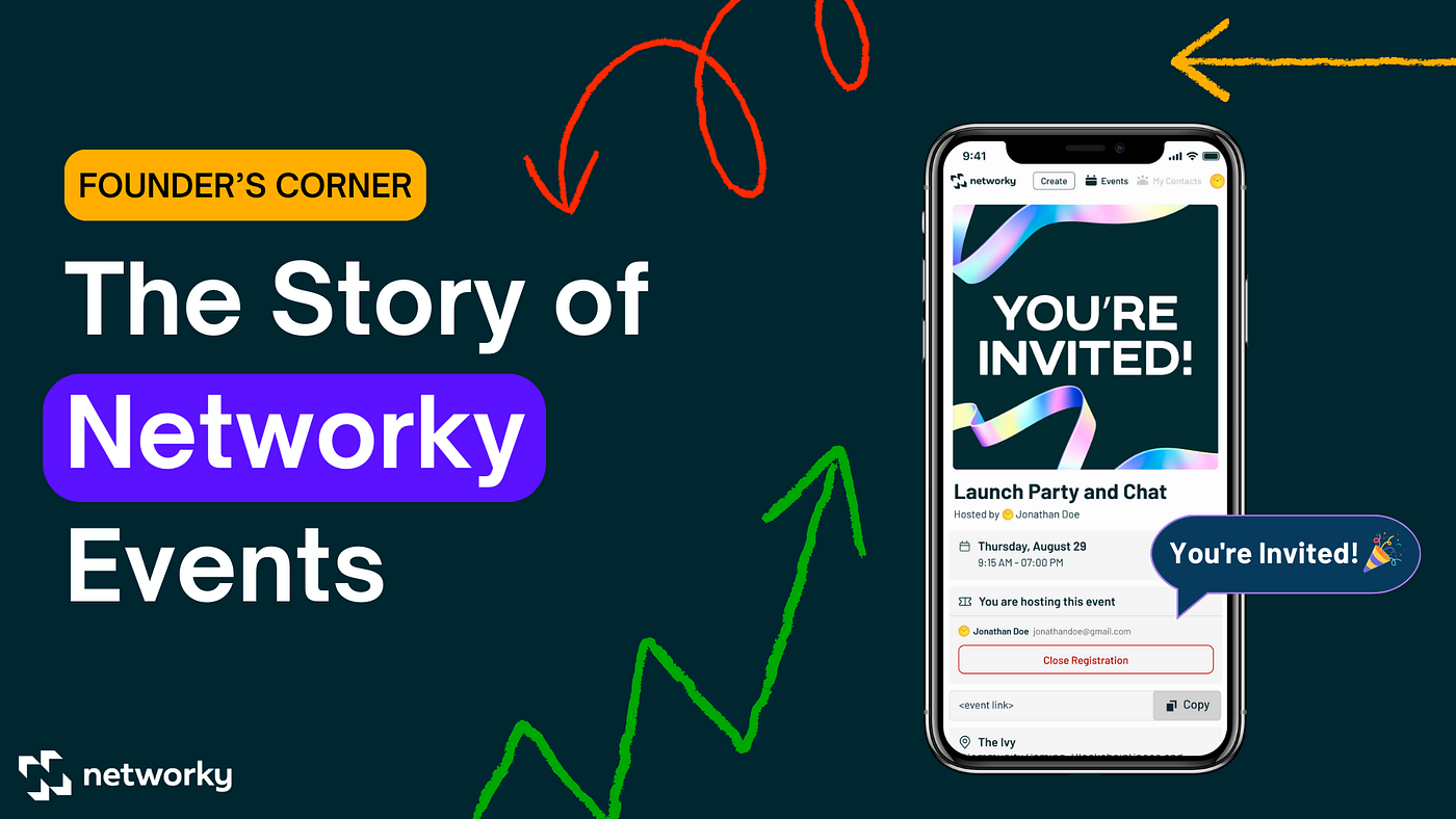 Our Story: Networky — platform for curated event hosting
