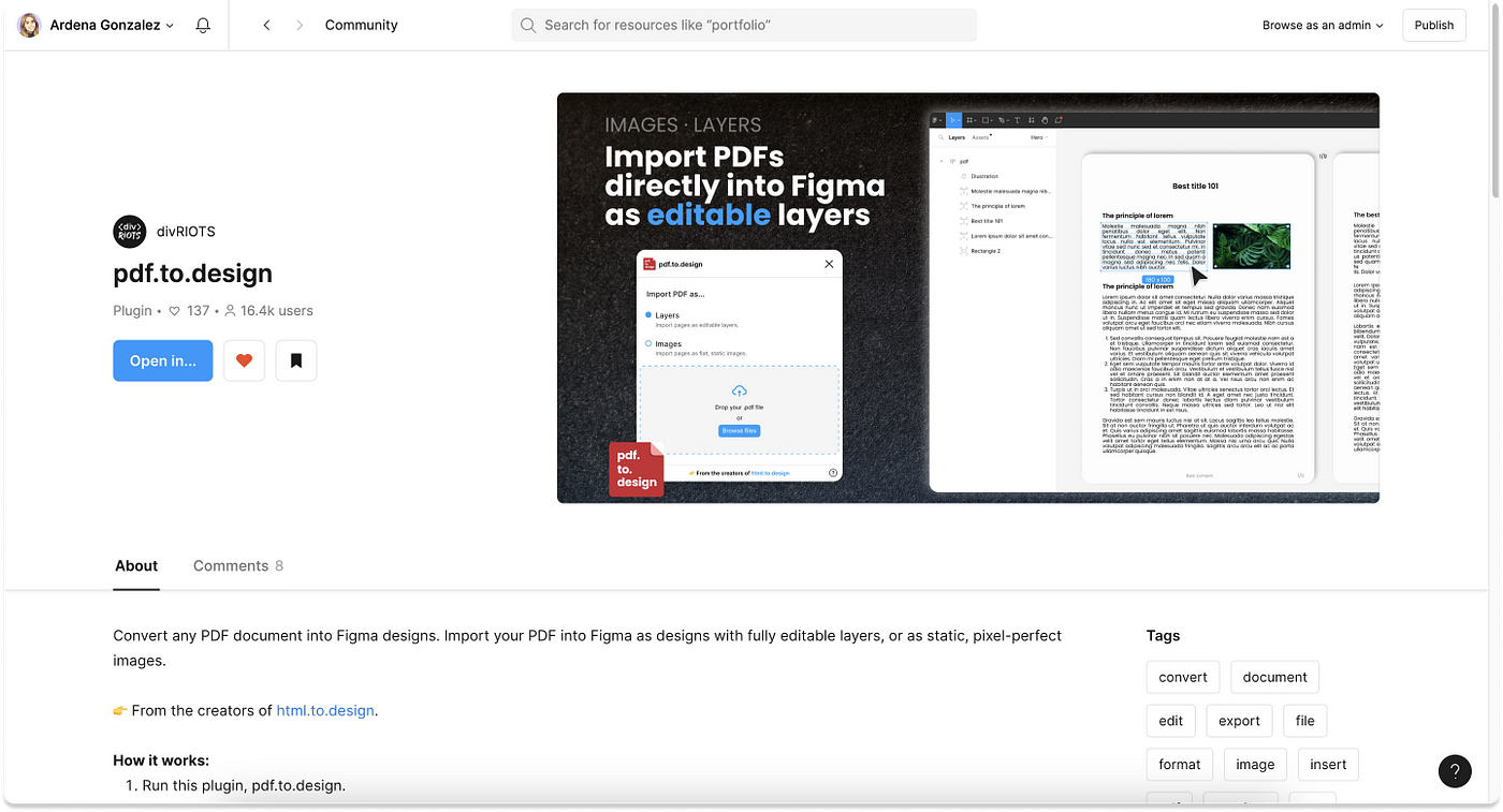 From PDF to Figma; a step-by-step guide | by to.design | Medium