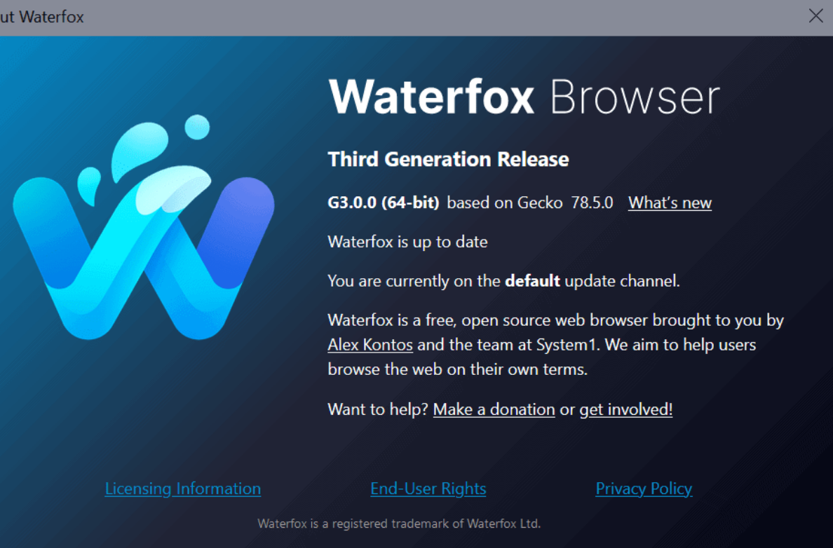 Is Waterfox safer than Firefox?