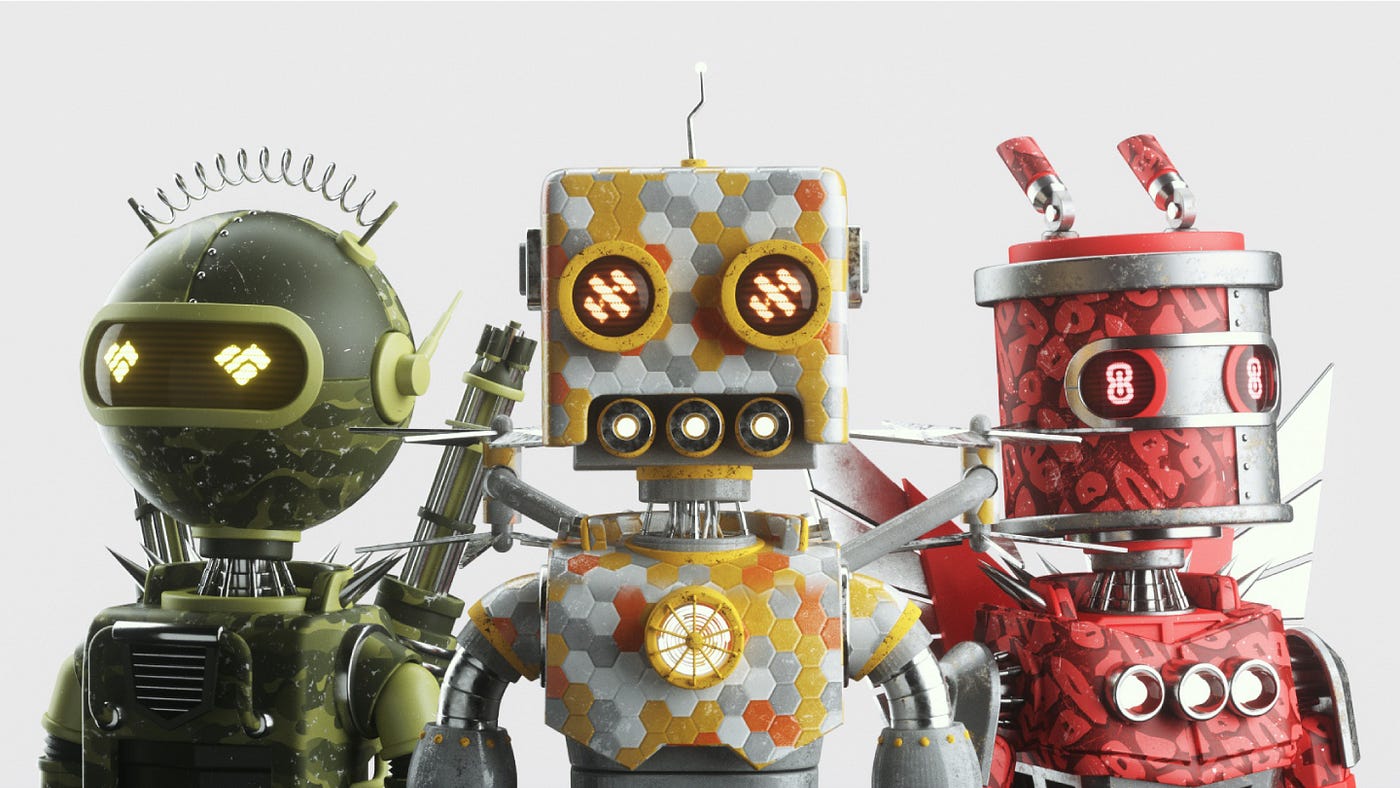 Medium combat robot. in Characters - UE Marketplace