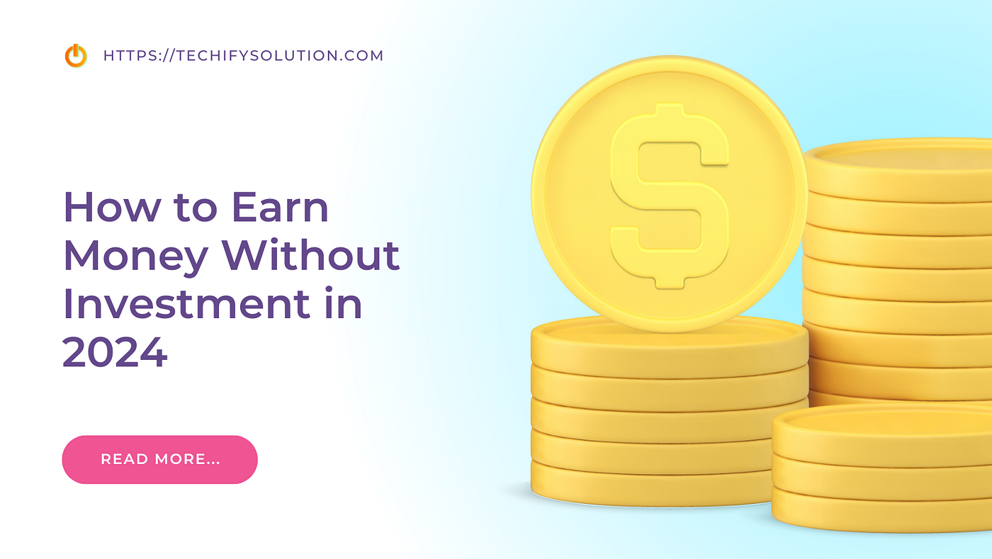 How to earn sale money without investment
