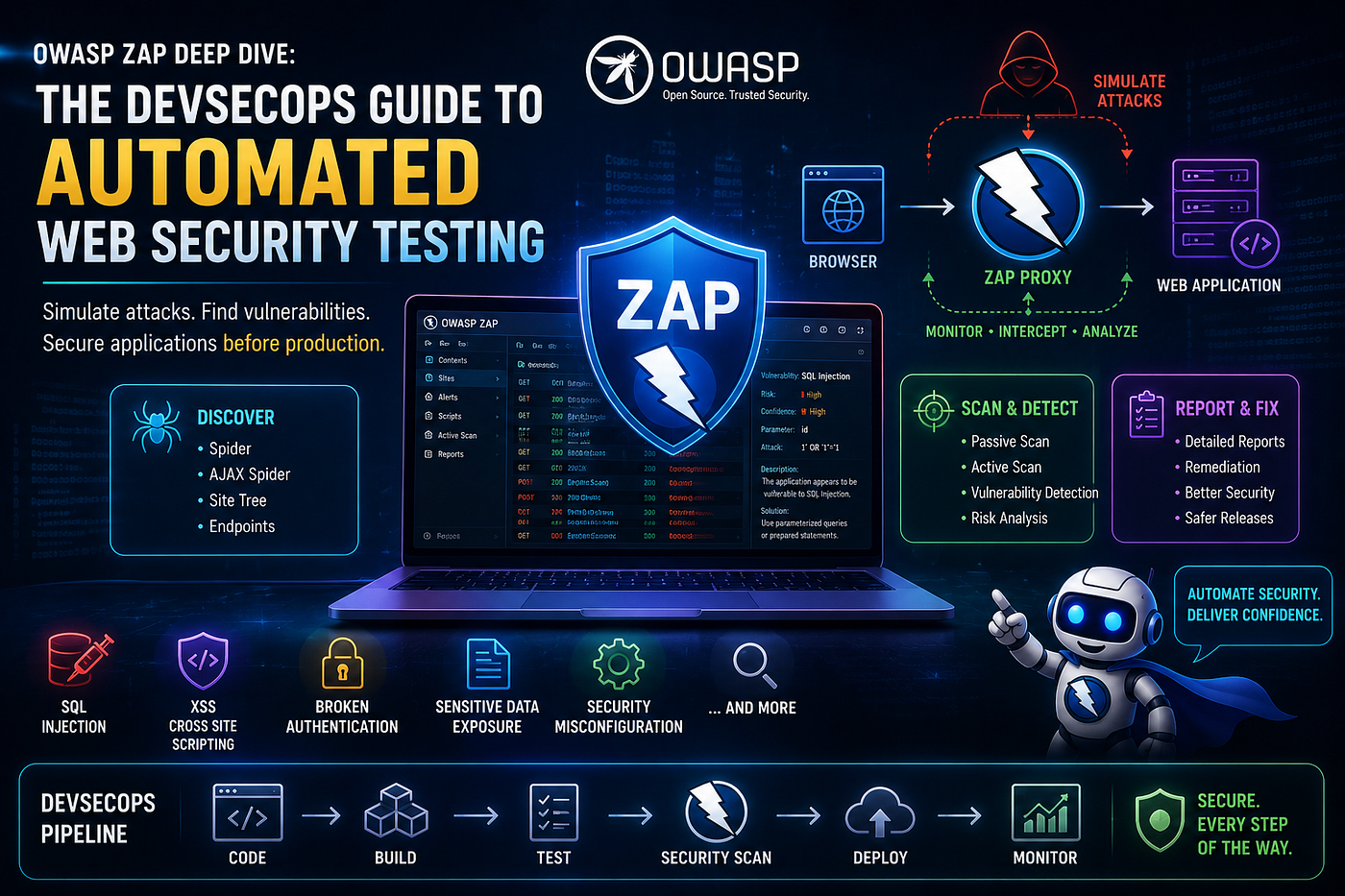 🛡️ OWASP ZAP Deep Dive: The DevSecOps Guide to Automated Web Security Testing