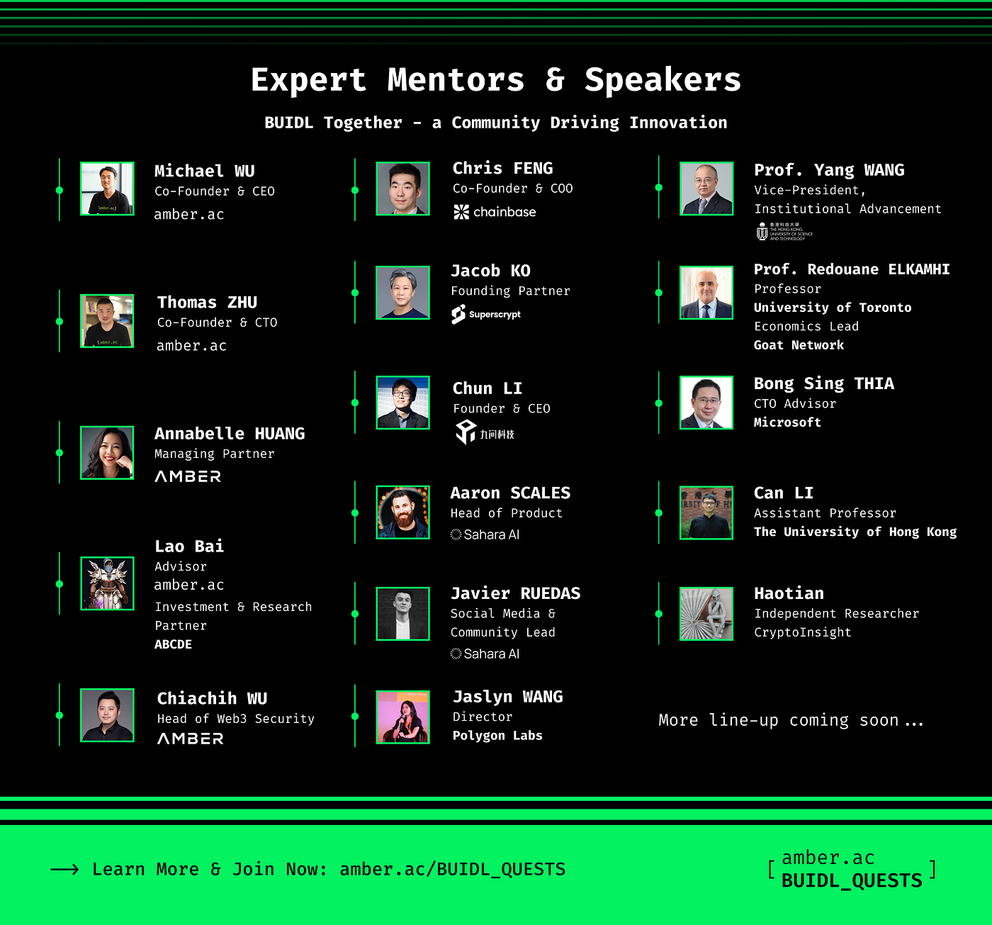 Amber Group Launches amber.ac Accelerator Program and BUIDL_QUESTS  Innovation Challenge to Fuel the Future of Crypto & AI | by Amber Group |  Medium