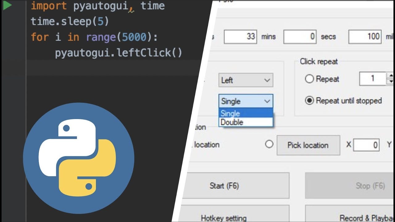 How to make a Python auto clicker? - GeeksforGeeks