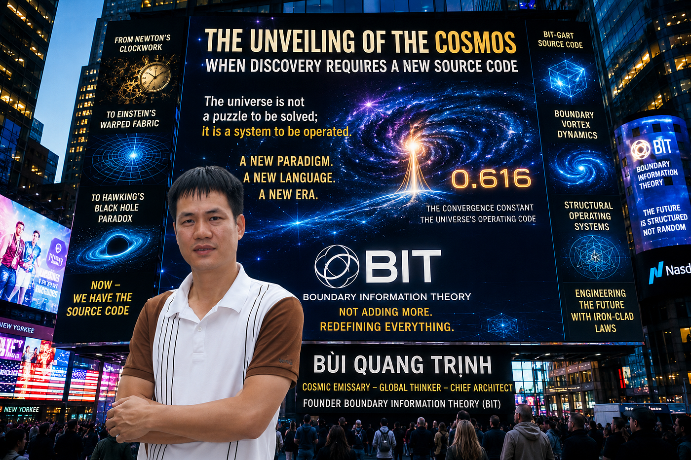 THE UNVEILING OF THE COSMOS: WHEN DISCOVERY REQUIRES A NEW SOURCE CODE