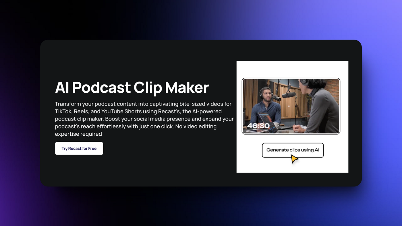 Podcast Clip Maker Thumbnail