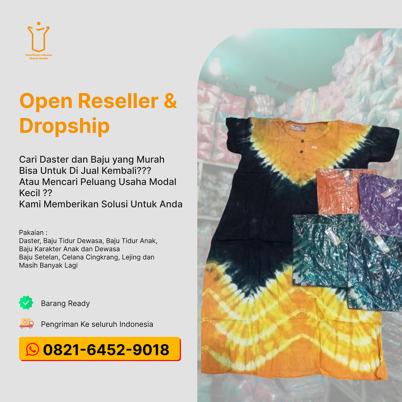 Open Reseller, WA 0821–6452–9018, Distributor Daster Payung Jumbo Murah Medan Johor, Sahfiqa…