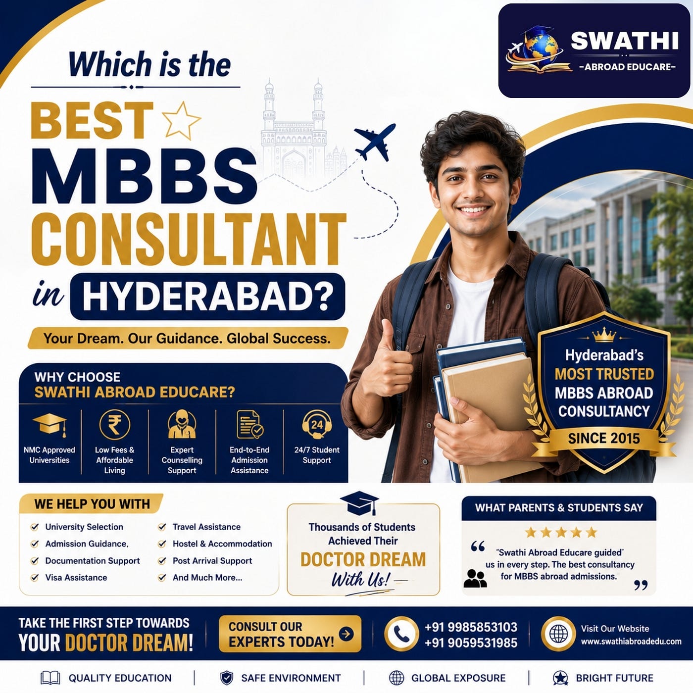 Which is the Best MBBS Consultant in Hyderabad?