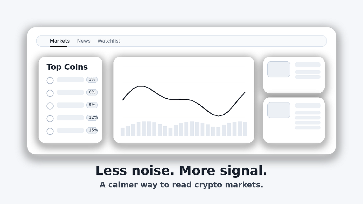 Why “Less Noise, More Signal” Wins on Crypto Price Pages: UX Psychology  Lessons from Crypto News Navigator vs. the Industry | by Crypto News  Navigator | Dec, 2025 | Medium