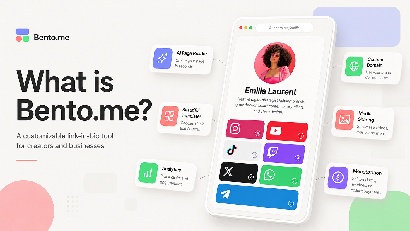 Bento.me — The Most Unique Bio Link