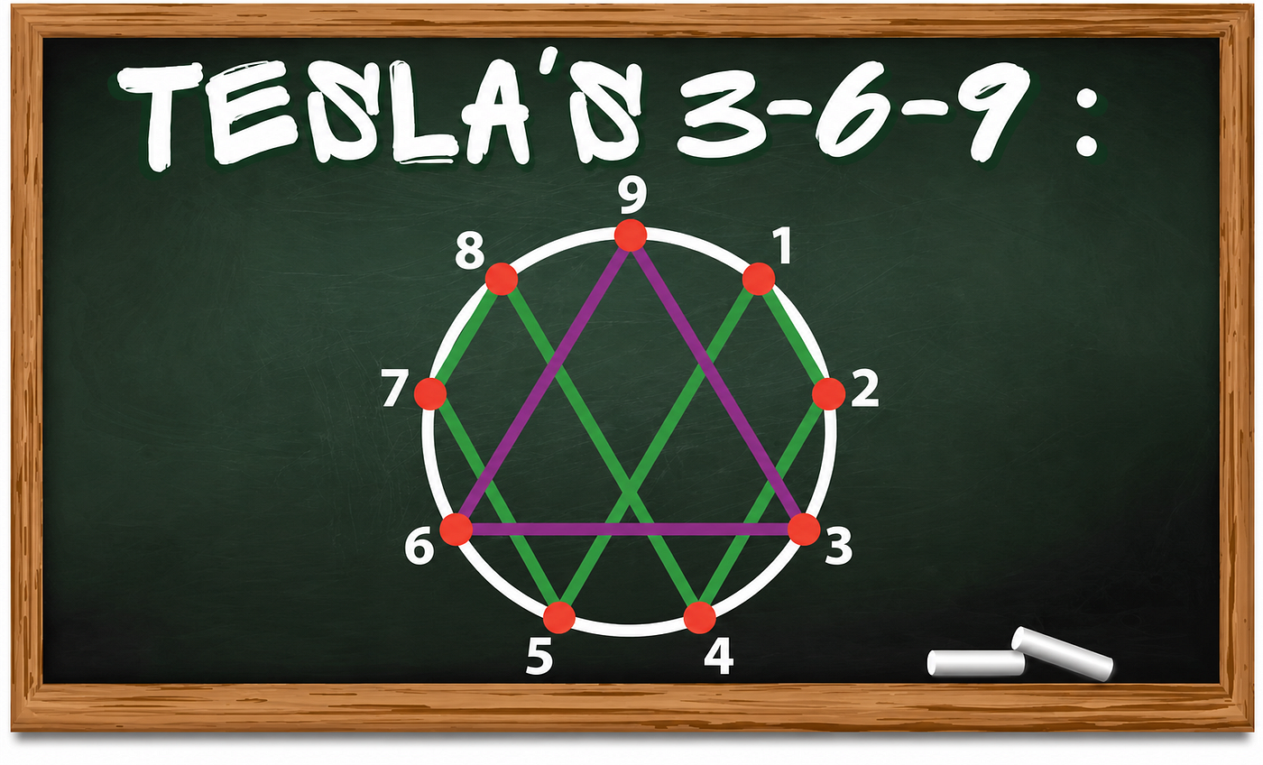 Tesla’s 3–6–9 : The Mathematics Behind Vortex Math