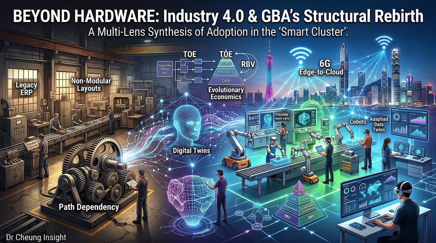Beyond Hardware: A Multi-Lens Theoretical Synthesis of Industry 4.0