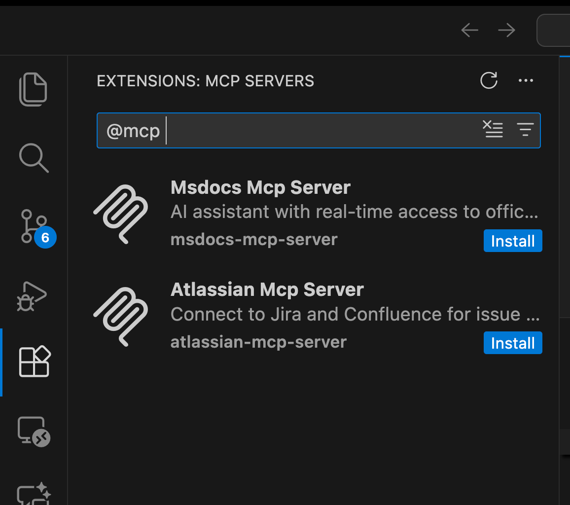 Vscode MCP extensions