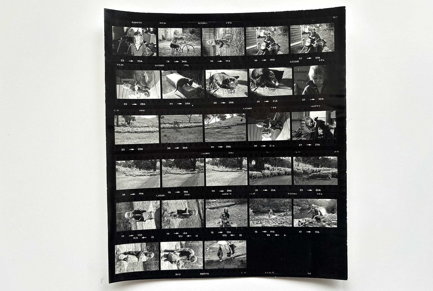 Contact sheet. Image copyright Jesse Karjalainen.