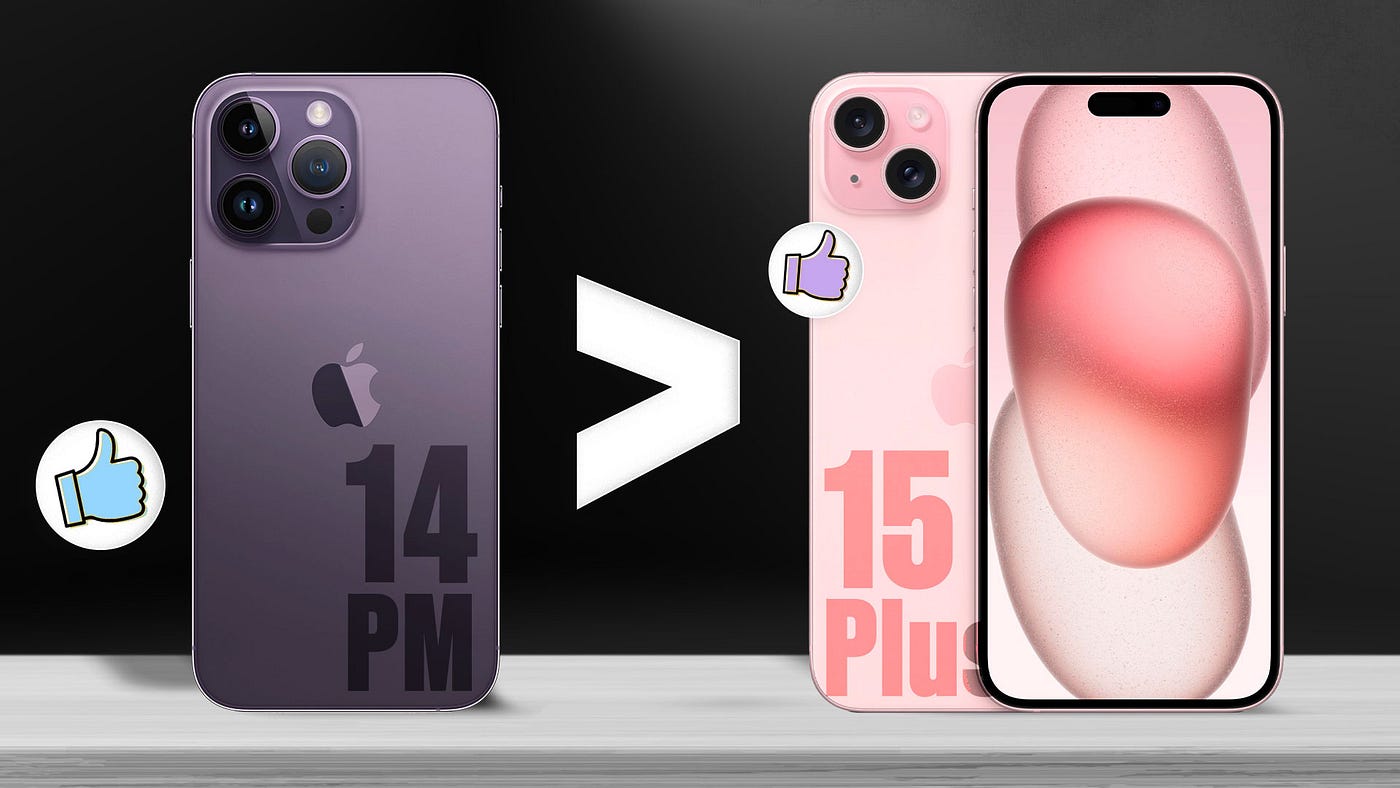 Apple iPhone 15 (Plus) vs. iPhone 15 Pro (Max) compared