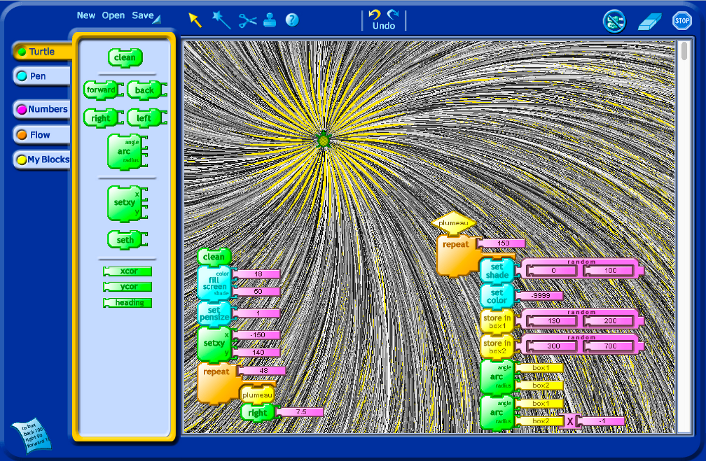 Creating Computational Art with TurtleArt, by Elaine Pan