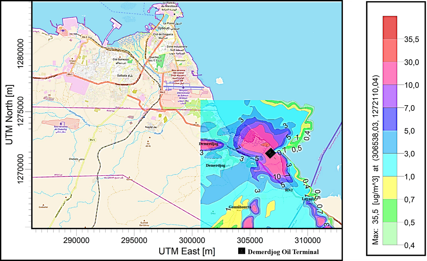 Simulation of Storage Tank Emission Dispersion in a Petroleum Depot Using AEROMET