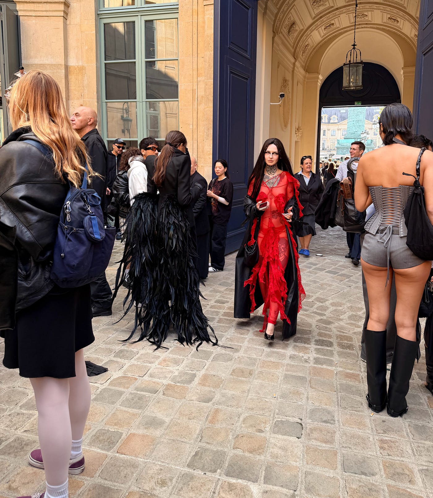 Taken by Author at the Fall/Winter Fashion show by Les Matières Fécales