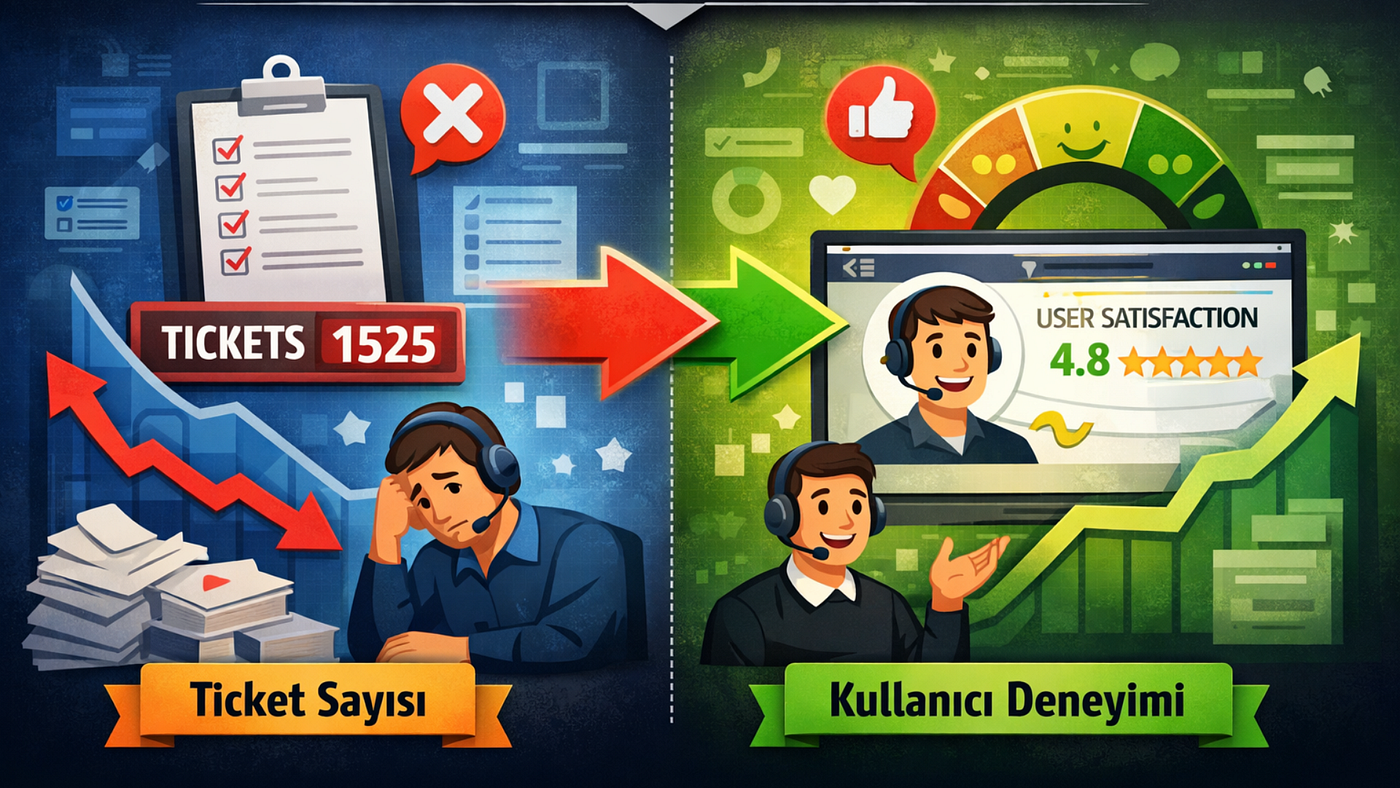 ITSM’in “Tıklanma” Rekoru: Neden Artık Ticket Sayılarını Değil, Kullanıcı Deneyimini Ölçmelisiniz?