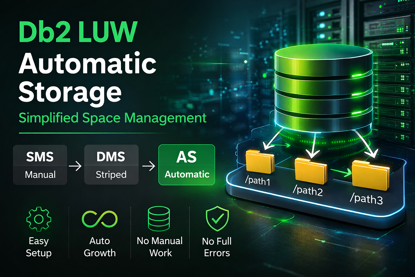 Db2 LUW Automatic Storage: Simplified Space Management