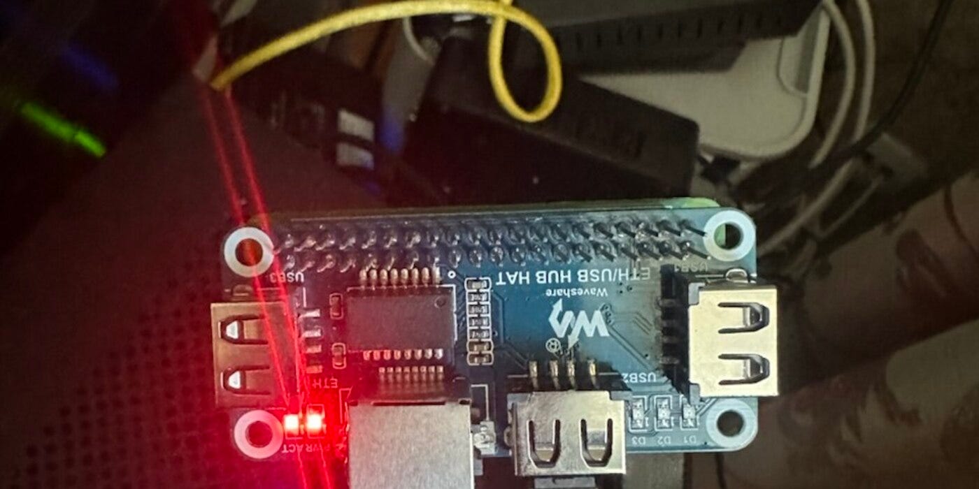 Ethernet Shield for Pi Zero