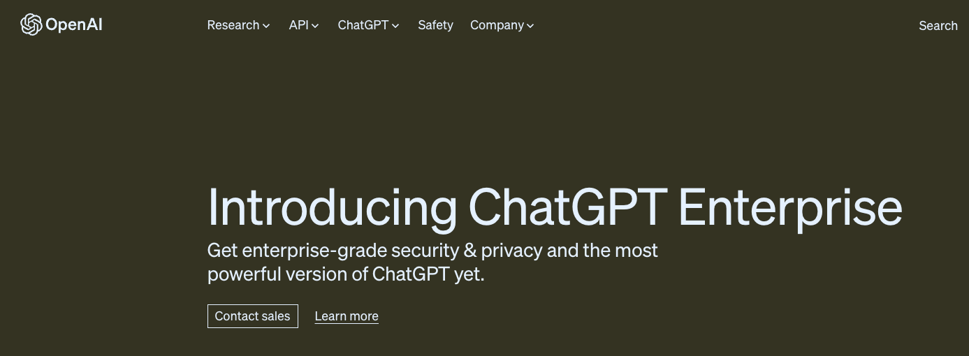 OpenAI launches ChatGPT Enterprise for businesses