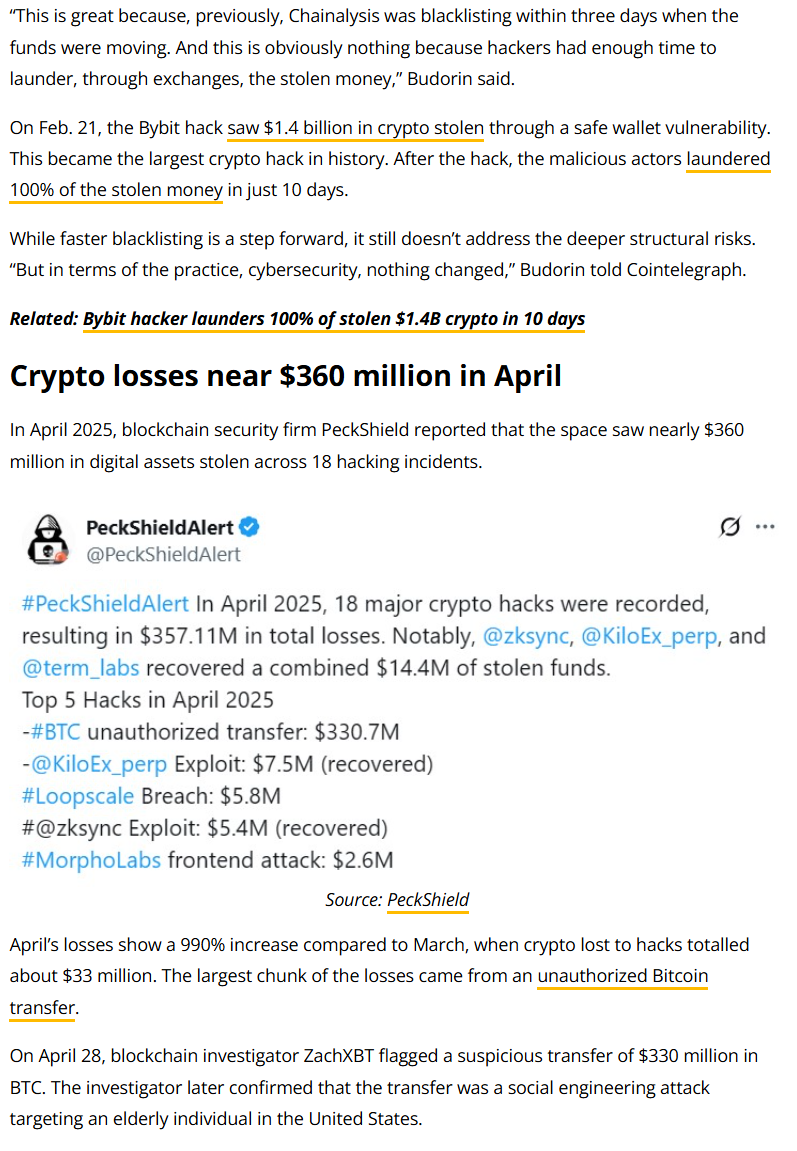 The Crypto War Zone — Weekly “Crypto Security Truths”: Issue 45 | by Cyber  Strategy Institute | Medium