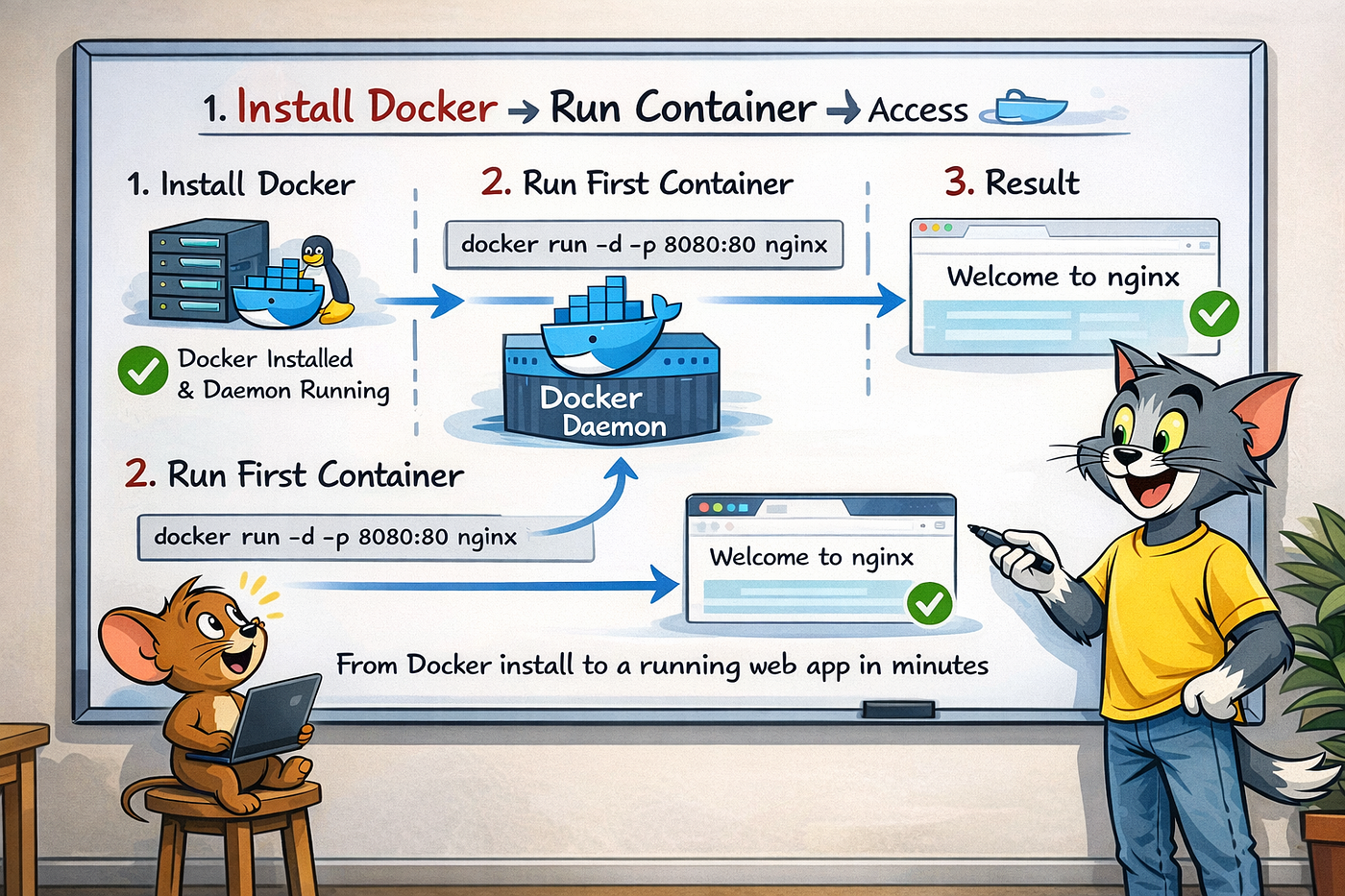 Installing Docker & Running Your First Real Container (Nginx Example)