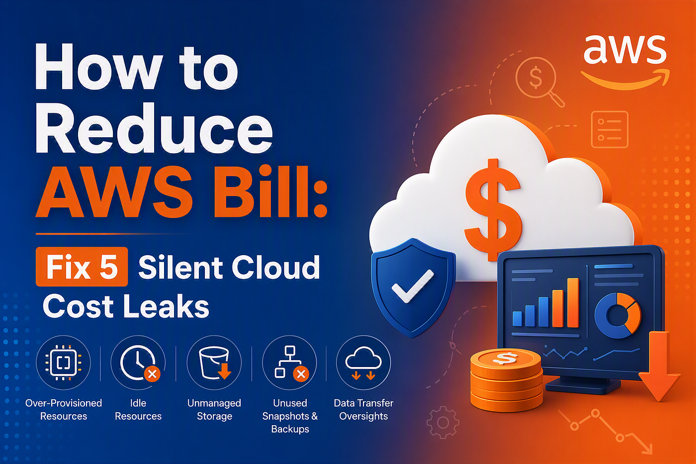 How to Reduce AWS Bill: Fix 5 Silent Cloud Cost Leaks | Axalin