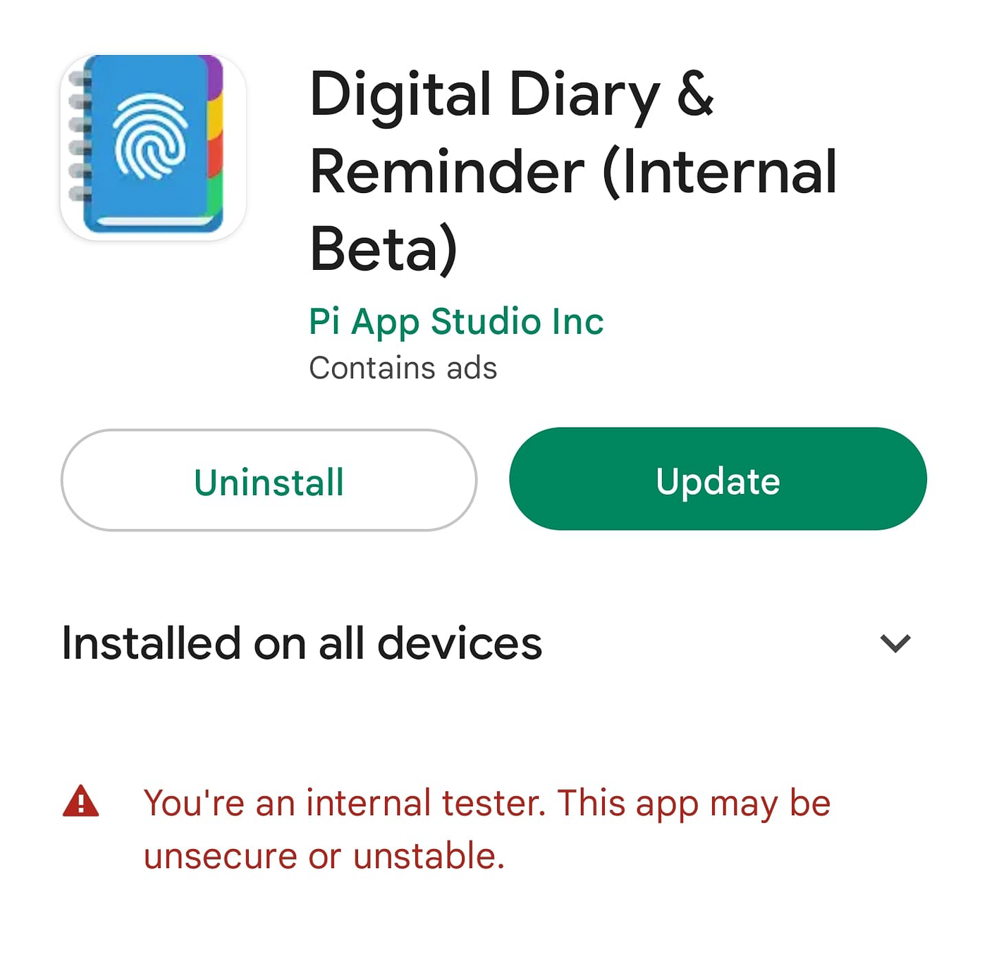 To resolve google play store "Update" option issue | Medium
