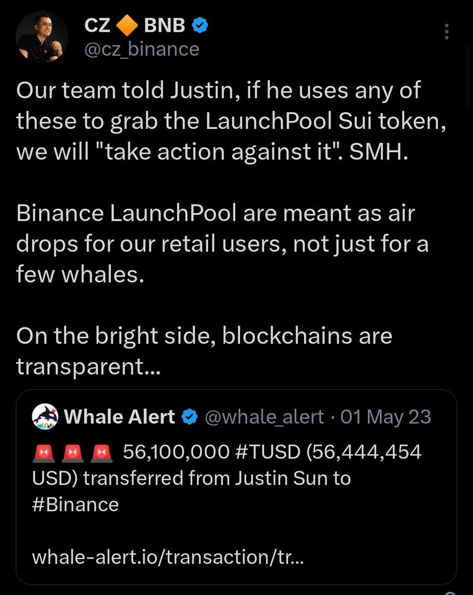 When Whales Go Airdrop Hunting — Justin Sun And The EtherFi Disaster | by  Cryptonator`s | Medium