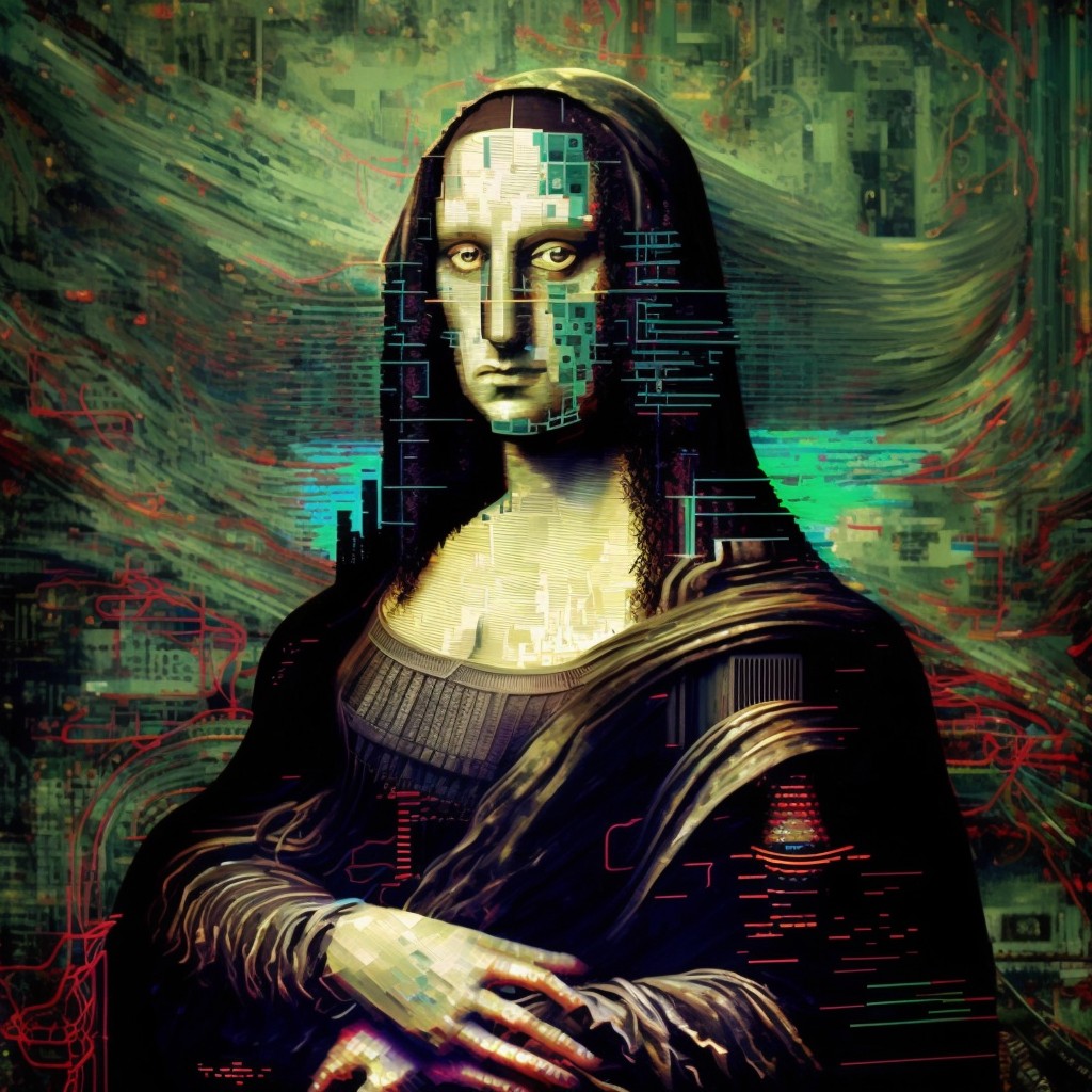 Mona Lisa as a modern woman : r/midjourney