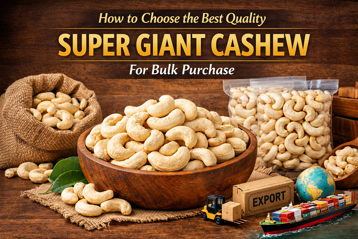 How to Choose the Best Quality Super Giant Cashew for Bulk Purchase