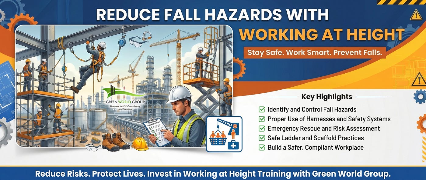 Reduce Fall Hazards with Working at Height Training
