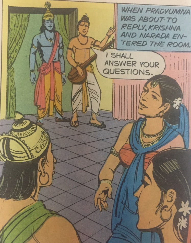 Lord Rama and Lord Krishna In ‘Vali’ and Pradyumna