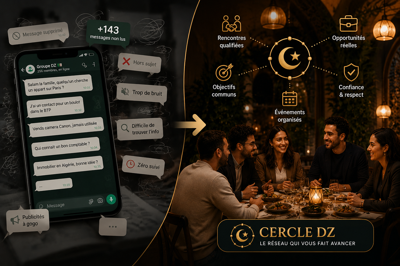 Pourquoi les groupes WhatsApp ne suffisent plus pour la diaspora DZ