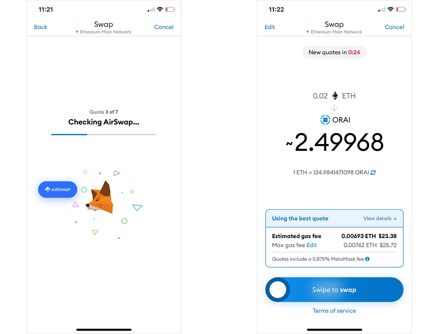 Purchase an ERC-20 token using the MetaMask App | by Jon Vogel | Medium
