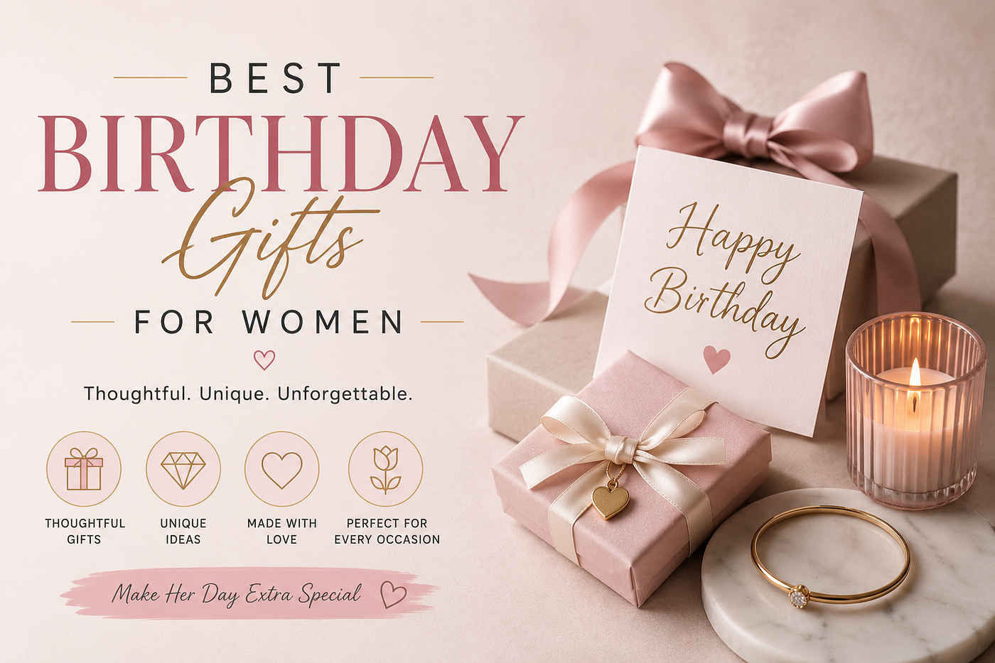 Best Birthday Gifts for Women | Unique Gifts They Will Love