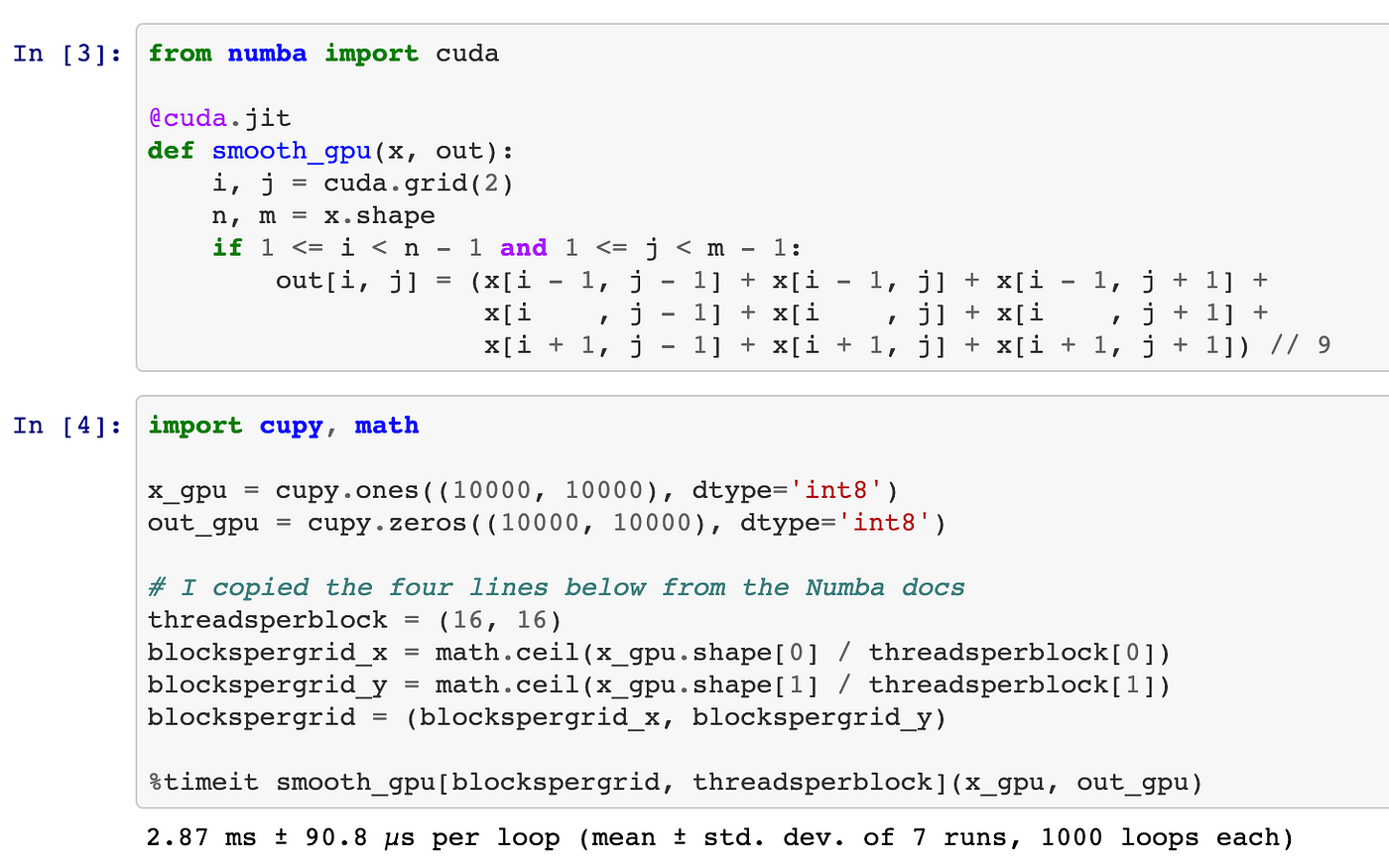 Python, Performance, and GPUs. A for using GPU… by Matthew Rocklin | Towards Data