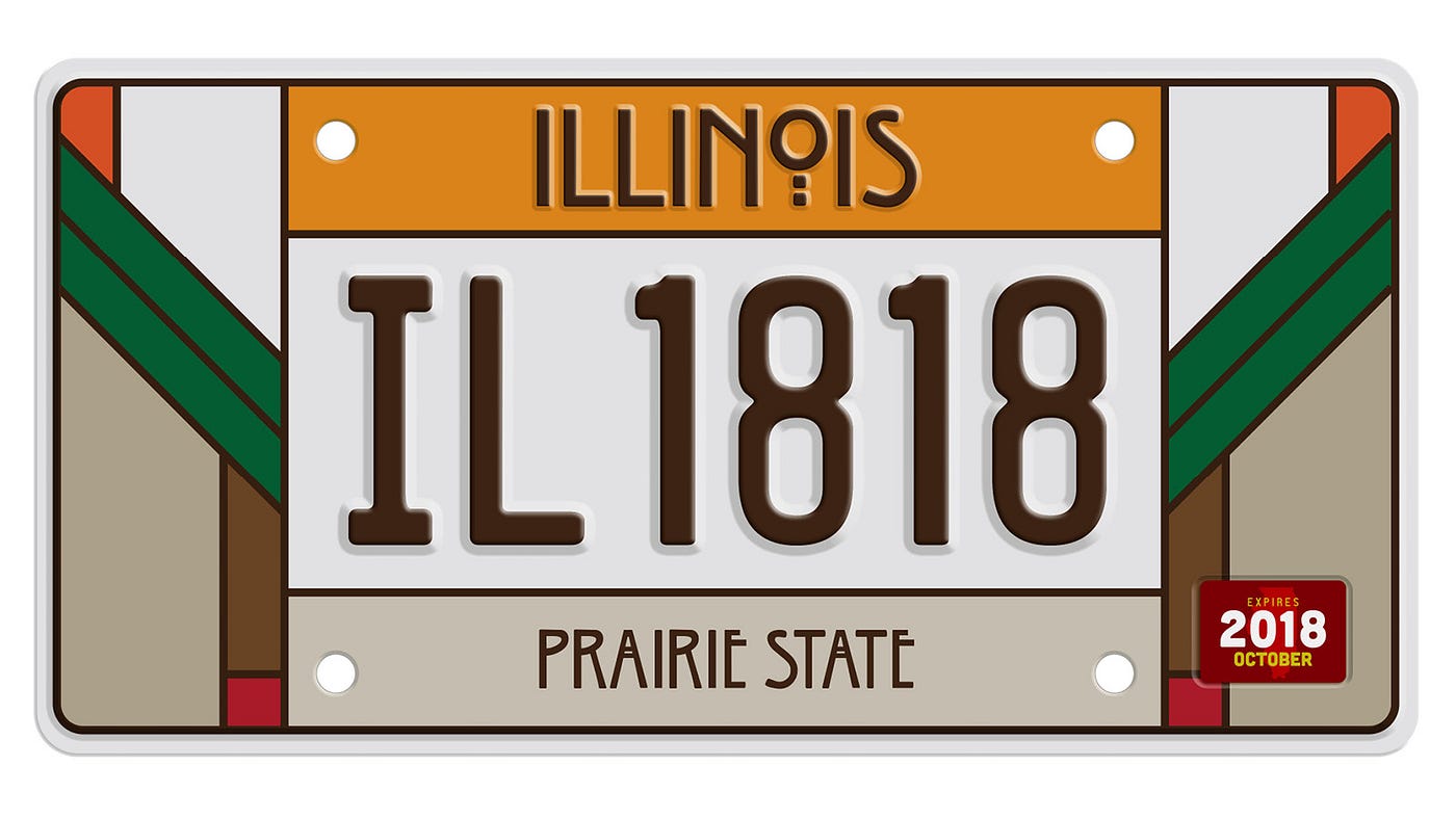 Illinois has the single worst license plate in the country., by Luke  Trayser, Words for Life